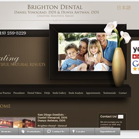 Websites: Brighton Dental San Diego Website